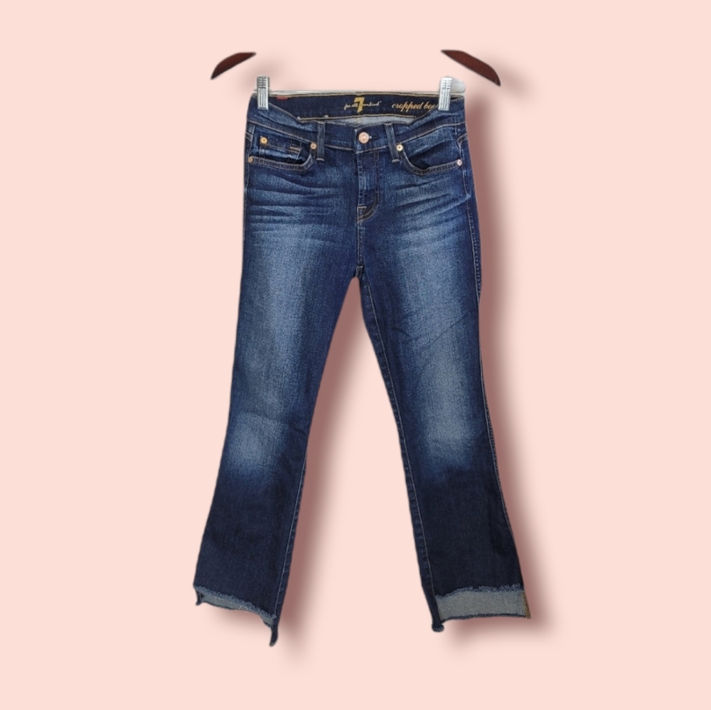 7 for all mankind Cropped Boot Jeans sz26